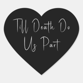 ティルデス私たちパーツスケルトン白ハートステッカー ハートシール