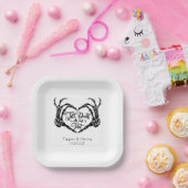 ティルデス私たちパーティーカスタムウェディング紙プレート ペーパープレート (パーティー)