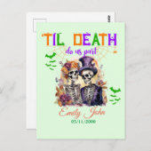 ティルデス私たちパートエネラルラブハロウィーンスカル ポストカード (正面/裏面)