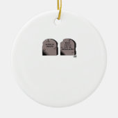 ティルデス私たちパートクラシックーおもしろい – スケルトンCou セラミックオーナメント (正面)