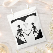 ティルデス私たちパートスケルトン白い好意バッグ フェイバーバッグ (クリップ留めされた状態)