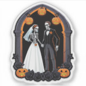 ティルデス私たちパート – スケルトン新郎新婦得 シール (正面)