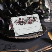 ティルデス米国パーティー水色スカル結婚ズ プレイスカード