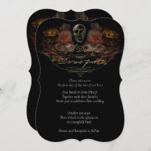 ティルデス結婚式招待状と秋の色