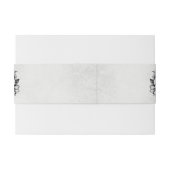 ティルデス・ゴシックフローラスカルハロウィン結婚ズ 招待状ベリーバンド (裏面例)