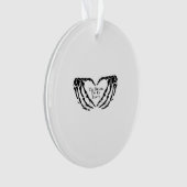 ティルデス – スケルトンハートハンド オーナメント (正面)