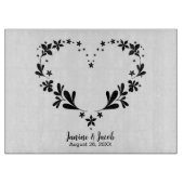 ティルデスDo Usパート名前をカスタムする&結婚ズ日付 カッティングボード (正面)