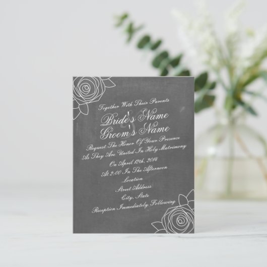 ティルトバラズチョー刺激を受けたク結婚式招待 招待状 (スタンド正面)