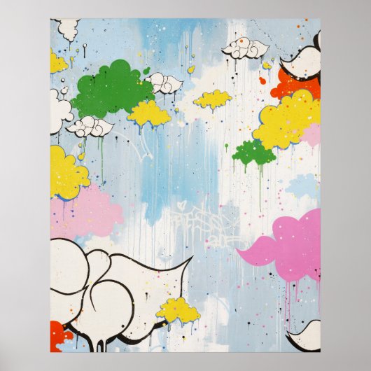 ティルト「曇り名」プリント ポスター (正面)