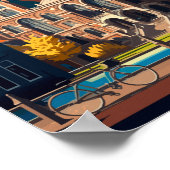 ティルバーグオランダトラベルアートヴィンテージ ポスター (角)