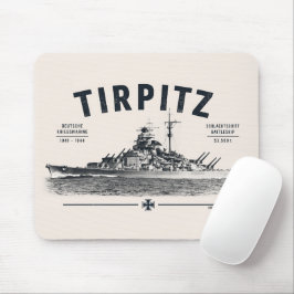 ティルピッツ戦艦 マウスパッド