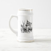 ティルピッツ水兵のシュタイン ビールジョッキ (左)