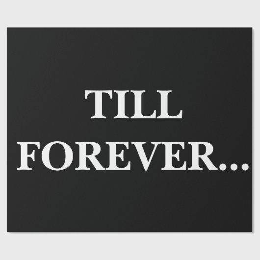 ティルフォーエバーラッピング紙 ラッピングペーパー (フラット)