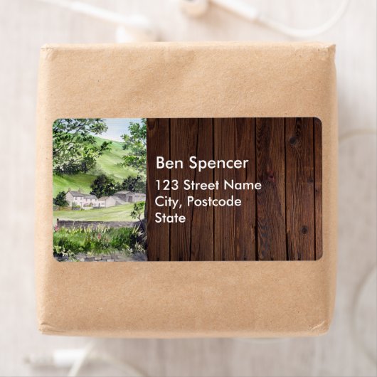 ティルミア絵画ズの結婚近くの農家 ラベル (インサイチュ)