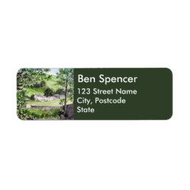 ティルミア絵画ズの結婚近くの農家 ラベル