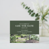 ティルミヤの結婚式の近くの農家の日付を保存 案内ポストカード (スタンド正面)