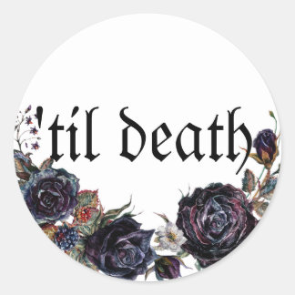 ティル結婚デス封筒用シール ラウンドシール