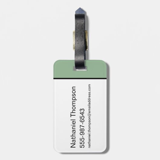 ティレルシギル – 強くなる ラゲッジタグ (裏面縦)