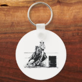 ティロデオ女性のカーボーイ キーホルダー (正面)