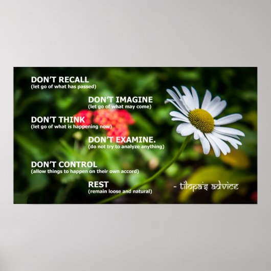 ティロパのアドバイスポスター ポスター (正面)