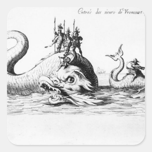 ティロン・バロンコート諸侯の入口 スクエアシール (正面)