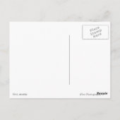 ティロ伝統的ルの雪の中の木のキャビン ポストカード (裏面)