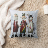 ティンサンタソルジャー&雪だるまクリスマス クッション (ブランケット)