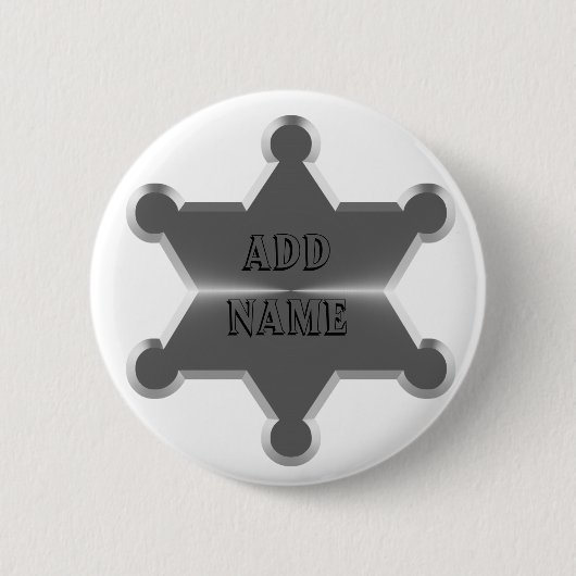 ティンスターシェリフ 缶バッジ (正面)