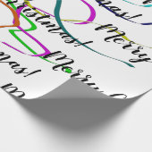 ティンセカラフルル・クリスマス ラッピングペーパー (角)