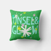 ティンセルとグロー クッション (裏面)