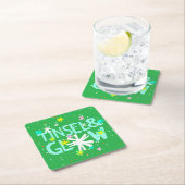 ティンセルとグロー スクエアペーパーコースター (インサイチュ)