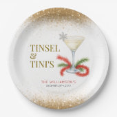 ティンセルとティニーのクリスマスパーティー ペーパープレート (正面)