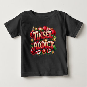 ティンセルアディクトおもしろい ベビーTシャツ