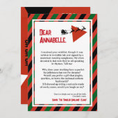 ティンセルパラドックスDADA サンタからの手紙 招待状 (正面/裏面)