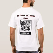 ティンセル・クリスマス・子猫Tシャツ Tシャツ (裏面)