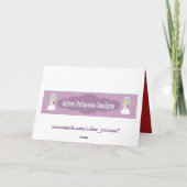 ティンゼルおもしろいソブラティのクリスマスカード付き猫 シーズンカード (裏面)