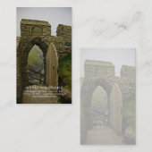 ティンタゲルキャッスル 名刺 (正面/裏面)