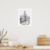 ティンタゲルキングアーサーモニュメントコーンウォール ポスター (キッチン)