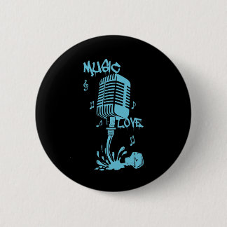 ティンタデララマダフォルママイクロフォンエンアズール 缶バッジ