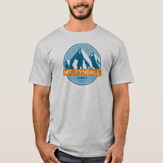 ティンダル山カリフォルニアスターズムーン Tシャツ (正面)
