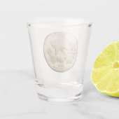 ティントオクラホマ州クォーターデザイン ショットグラス (裏面)