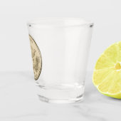 ティントオクラホマ州クォーターデザイン ショットグラス (右)