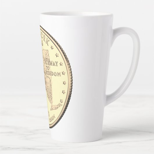 ティントニューヨーク州クォーターデザイン カフェラテマグ (右)