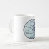 ティントハワイ州クォーターデザイン コーヒーマグカップ (正面左)