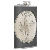 ティントワイオミング州クォーターデザイン フラスク (右)