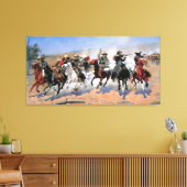 ティンバーのためのダッシュ キャンバスプリント (インサイチュ (リビング))