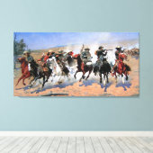 ティンバーのためのダッシュ キャンバスプリント (インサイチュ (ウッドフロア))