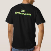 ティンバーウルフに行く Tシャツ (裏面)