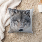 ティンバーウルフアクセント枕 クッション (ブランケット)