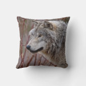 ティンバーウルフアクセント枕 クッション (裏面)